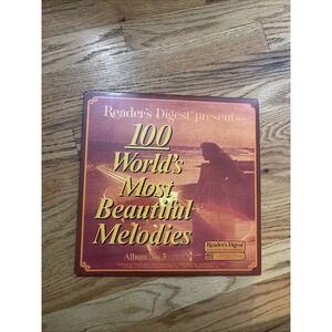 Reader's Digest 100 World's Most Beautiful Melodies Album 3 Vinyl LP Excellent